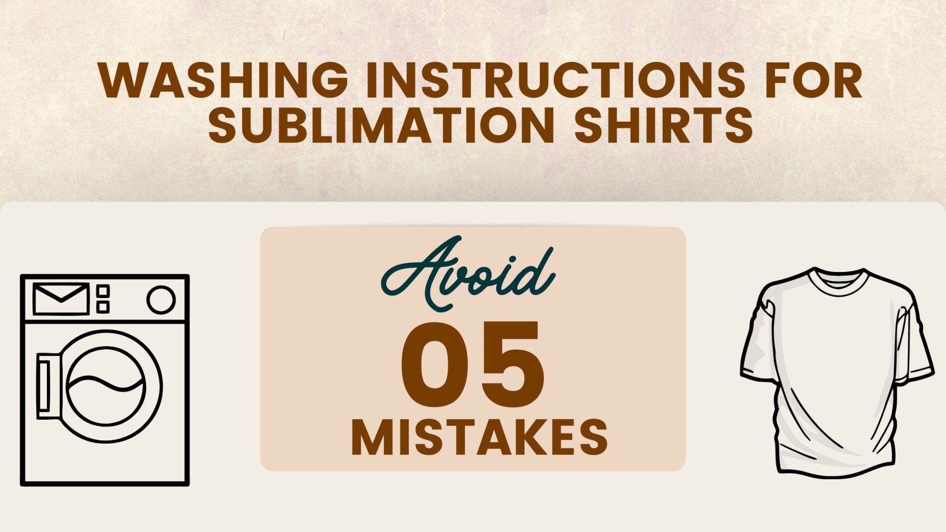 Washing Instructions for Sublimation Shirts